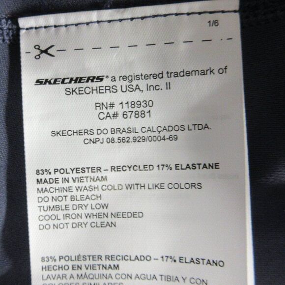 SKECHERS GoStretch Luxe Tight Womens M (6-8) Purple Yoga Workout HW Leggings NEW - Picture 10 of 11